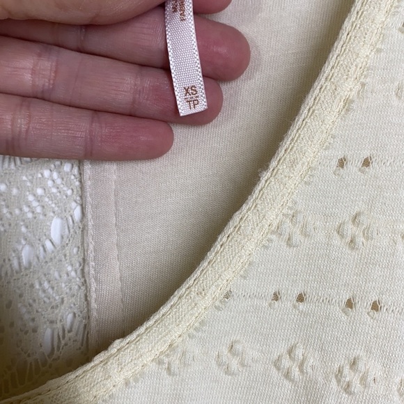 Free People - Short Cream Eyelet Dress XS - Picture 5 of 14